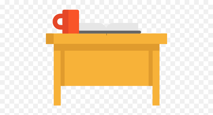 Teacher Desk Vector Svg Icon - Teachers Desk Png,Desk Png