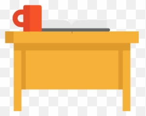 Teacher Desk Vector Svg Icon - Teachers Desk Png,Desk Png