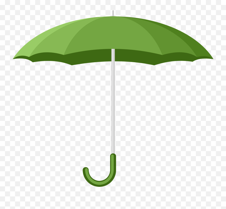 Green Umbrella Clipart - Horizontal Png,Umbrella Clipart Png