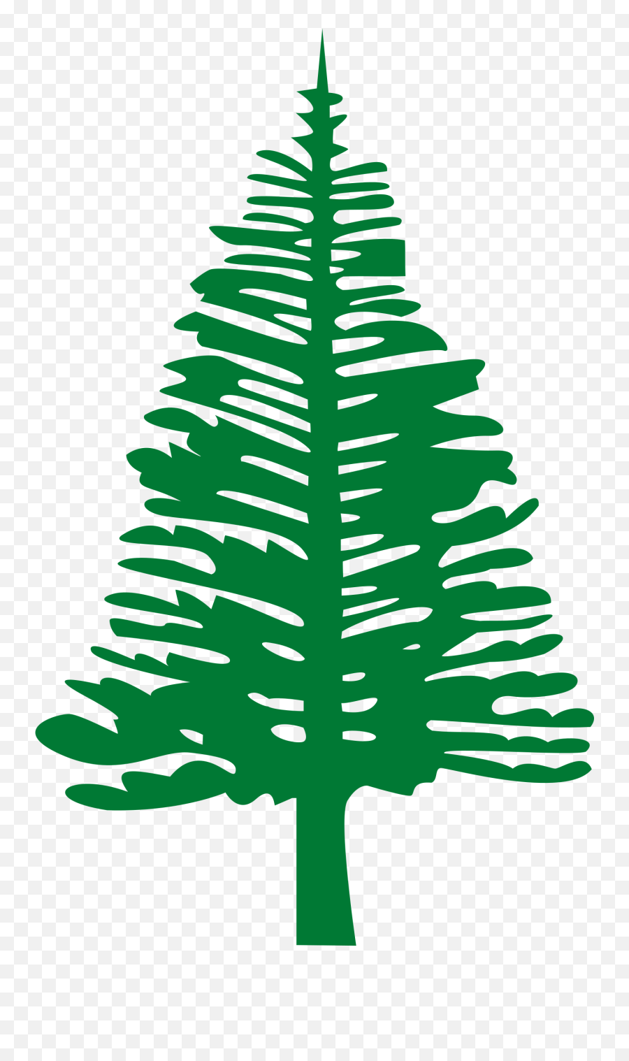 Pine Trees Png Hd - Norfolk Island Flag,Forest Tree Png