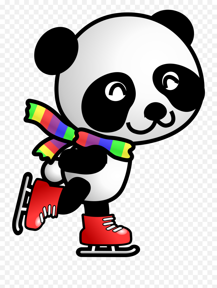 Kung Fu Panda Png Clip Art Imageu200b - Panda Skating Clipart,Kung Fu Panda Png