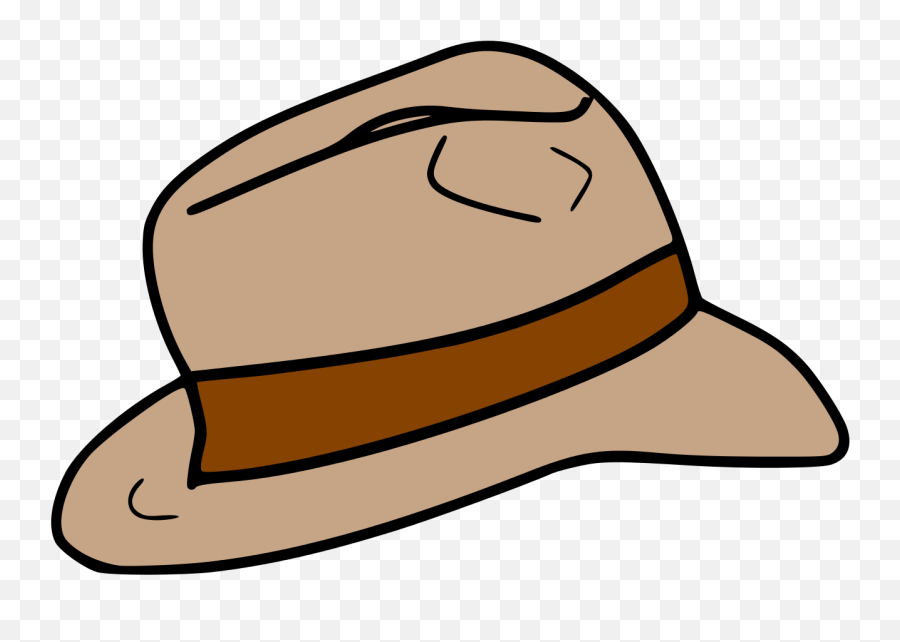 Fedora Hat - Cartoon Indiana Jones Hat Png,Fedora Transparent