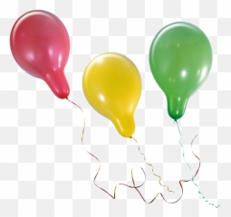 Balloons String Confetti - png