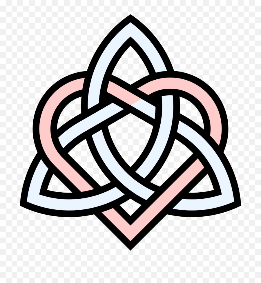 Triquetra - Power Of Three Symbol Png,Celtic Knot Transparent Background