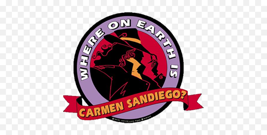 Carmen Sandiego - Earth Is Carmen Sandiego Logo Png,Carmen Sandiego Logo