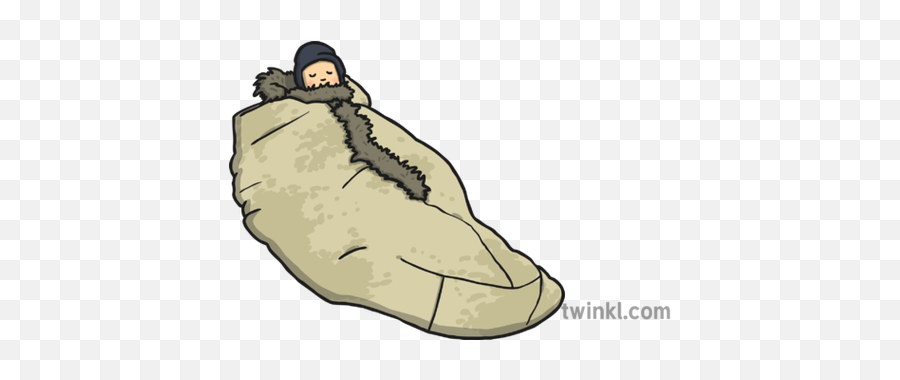 Robert Scott In Schlafsack Illustration - Sketch Png,Sleeping Bag Png