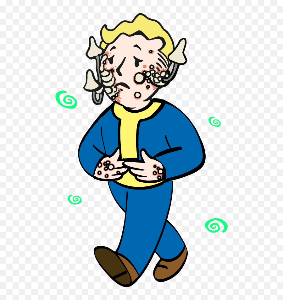Fo76 Disease Icon - Vault Boy Sick Png,Fallout Icon