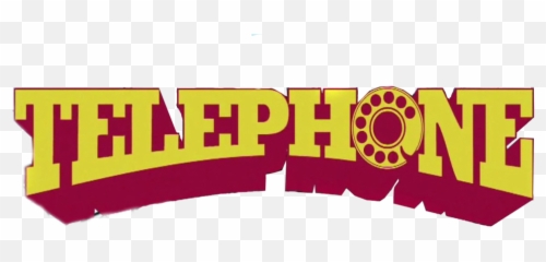 Telephone Lady Gaga Music Video Logo Psd Official Psds - png