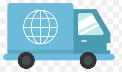 Delivery Truck Flat Icon Vector - Commercial Vehicle png