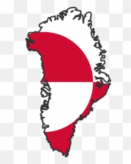 Vector Clip Art - Greenland Flag Map png