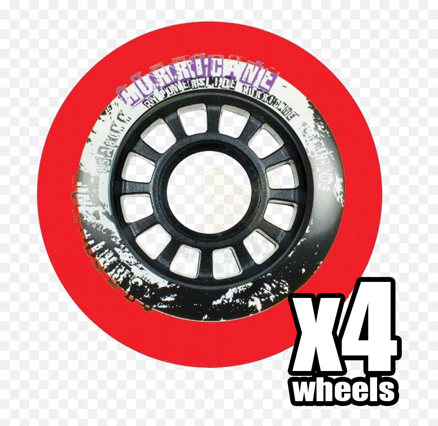 Powerslide Hurricane Wheel Red 80mm85a - Powerslide Hurricane 85 4 Units Png,Ebackpack Icon