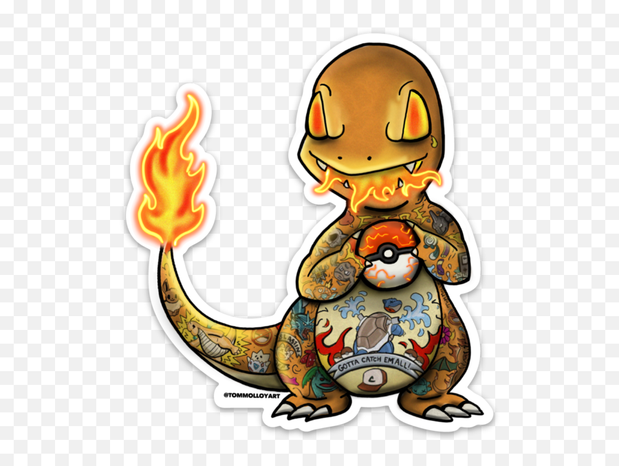 Stickers Artwork Png Charmander