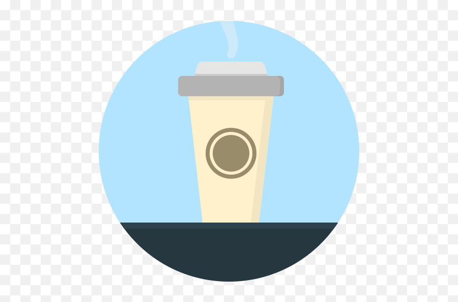 Coffee Tea Drink Vector Flat Icons - Lid Png,Flat Icon Designs - free ...