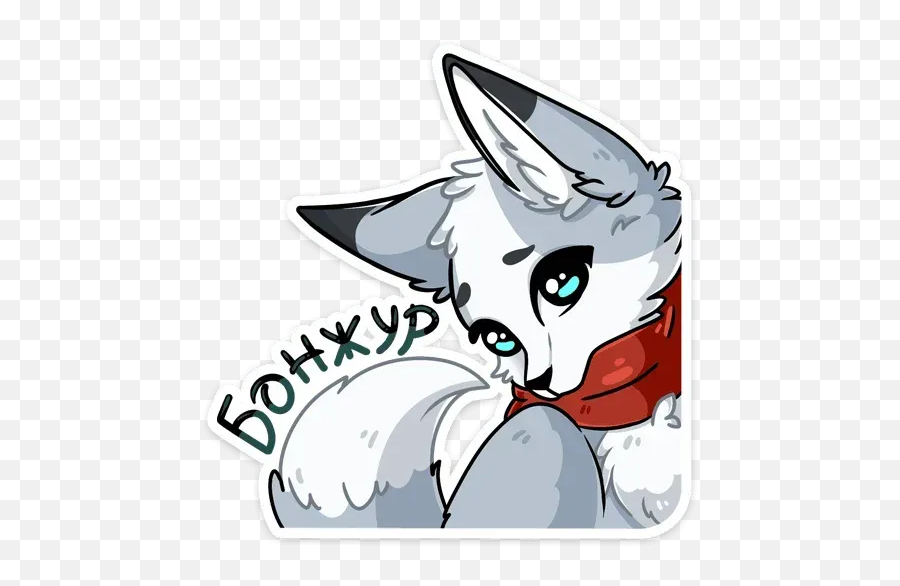 Polar Foxy Whatsapp Stickers Png Transparent
