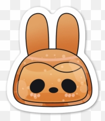 Die Cut Bunny U2013 Stickerapp Shop - Happy png