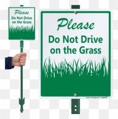 No Parking - Picking Of Plants Signage png