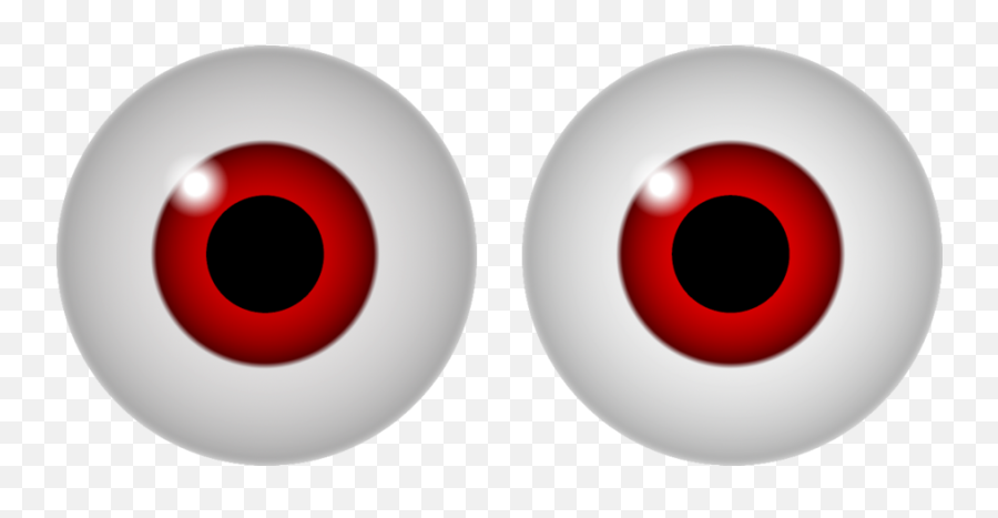 Red Eye Googly Eyes Color Clip Art - Eye Clip Art Png Red Googly Eyes Png,Creepy Eye Png