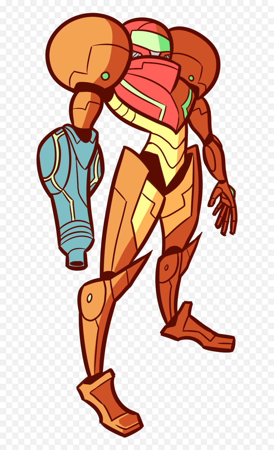 Metroid Is My Favorite Smash Bros Robot - Cartoon Samus Png,Metroid Png