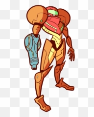 Metroid Is My Favorite Smash Bros Robot - Cartoon Samus Png,Metroid Png