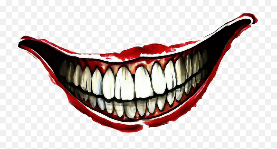 Joker Sticker - Joker Smile Png,Joker Transparent