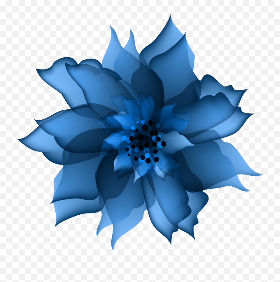 Download Free Png Blue Flower Collections - Red Flower Transparent Background,Wedding Flowers Png