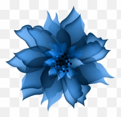 Download Free Png Blue Flower Collections - Red Flower Transparent Background,Wedding Flowers Png