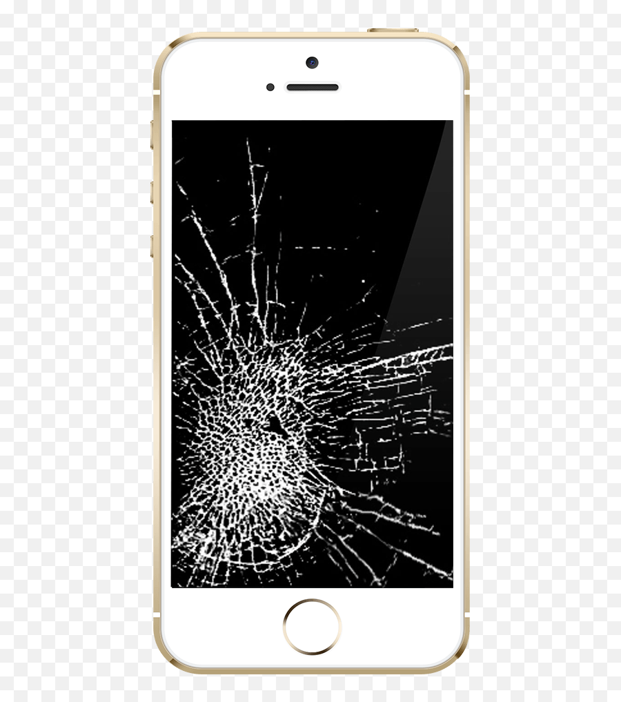 Iphone 6 Cracked Screen Png 5 Image - Broken Phone Screen Png,Iphone 5 Png