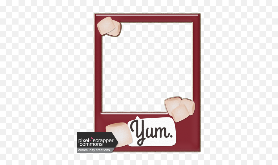 Sweaters U0026 Hot Cocoa Chipboard Polaroid Frame Graphic By - Clip Art Png,Polaroid Picture Frame Png
