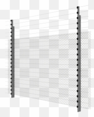 Electric Security Fence High Png Metal