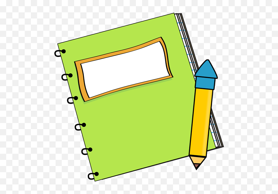 Notebook And Pencil Clipart Station - Pencil And Notebook Clipart Png,Pencil Clip Art Png