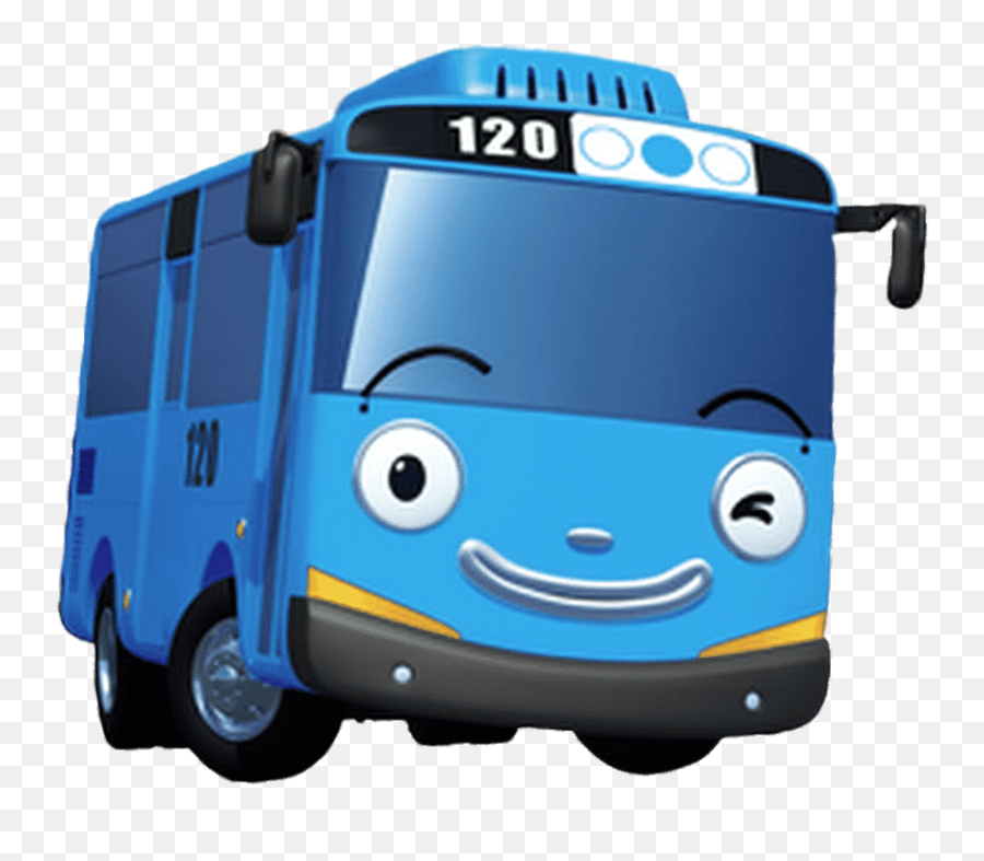 Tayo The Little Bus Winking Png Image Transparent