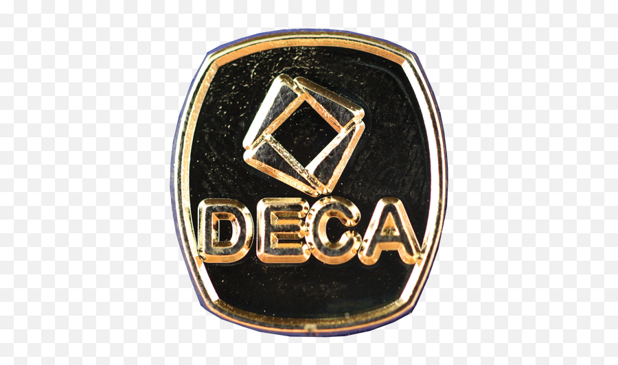 State Officer Pin With Year And Dangle - Emblem Png,Deca Logo Png