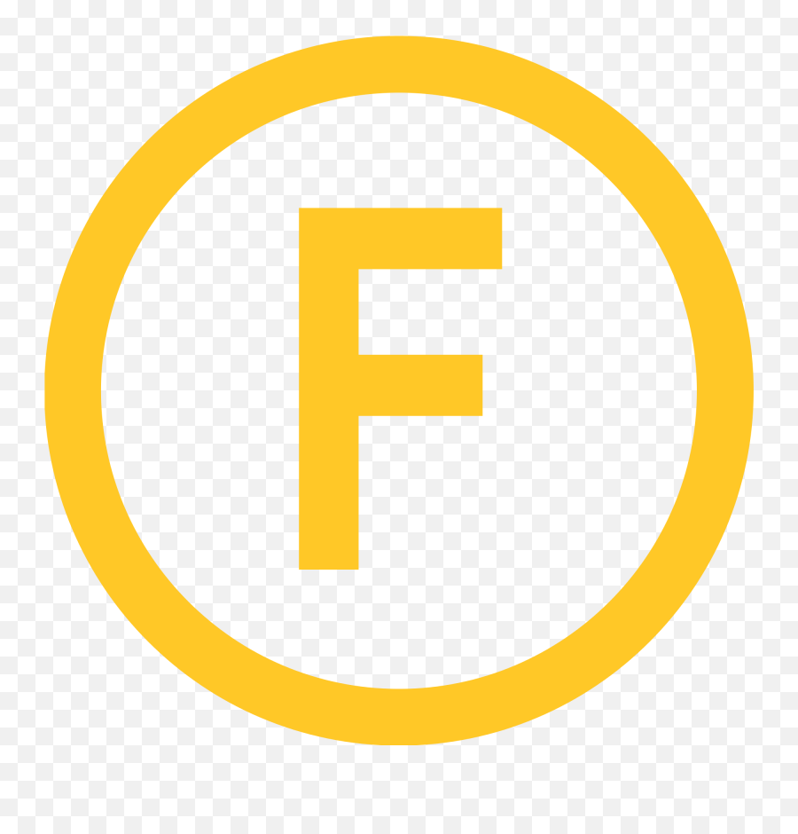 F Letter Logo Png - Icon Yellow Question Mark Png,F Logo