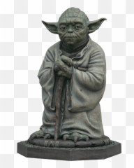 Yoda Bronze Life - Yoda Bronze Statue Png,Yoda Transparent