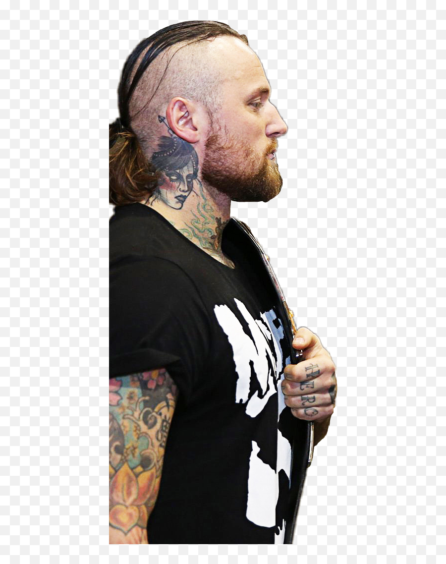 Aleisterblack Nxt Wwe - Sticker By Wrestling Edits Af Tattoo Png,Aleister Black Png