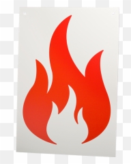 Flame Sign - Transparent Background Fire Icon png