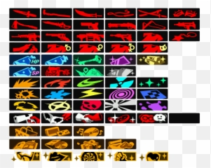 Persona 5 Menu Icons In - All Elements png