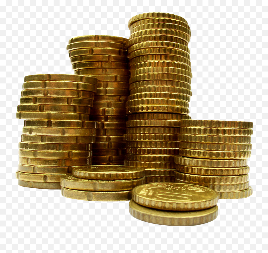 Money Pile Png Transparent - Stack Of Gold Coins Png,Coin Transparent