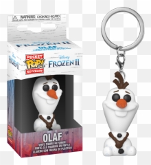 Frozen 2 - Olaf Pocket Pop Vinyl Keychain Funko png