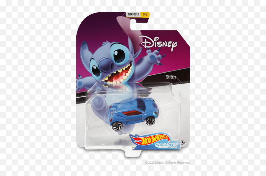 Hw Disney And Pixar Character Cars From Screens To Tracks - Hot Wheels Character Cars Stitch Png,Disney Character Png