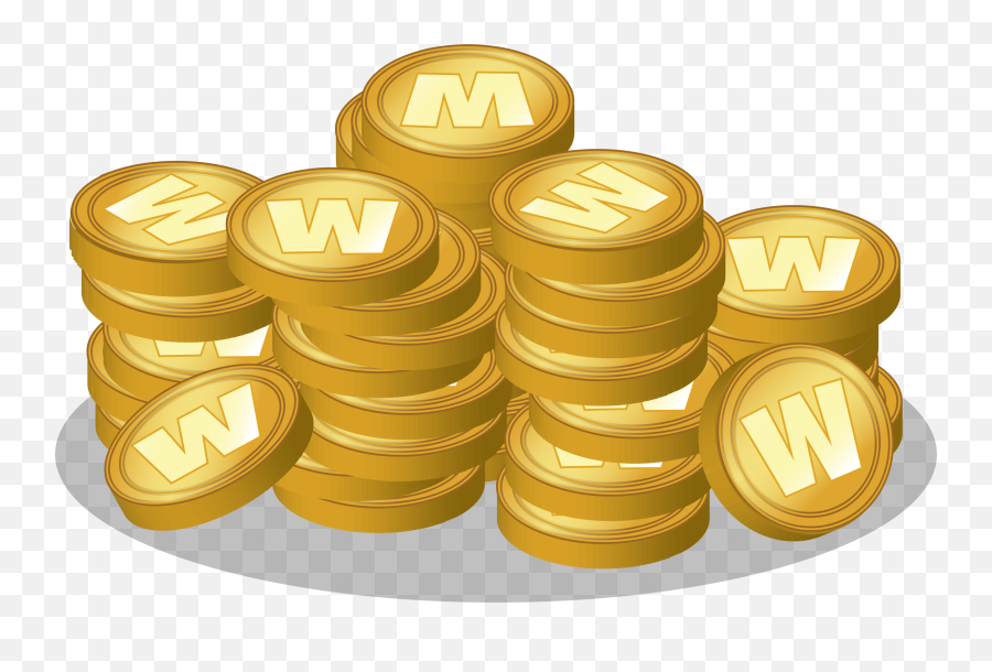 Gold Coins Clip Art - Vector Clip Art Online Clash Royale Gold Png,Gold Coins Png