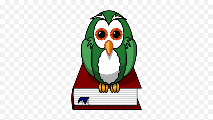 Green Owl Sitting - Imagenes En Power Point Animadas Png,Cartoon Book Png