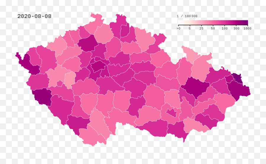 Covid - 19 Pandemic In The Czech Republic Wikipedia Pardubice Map Png,100% Png