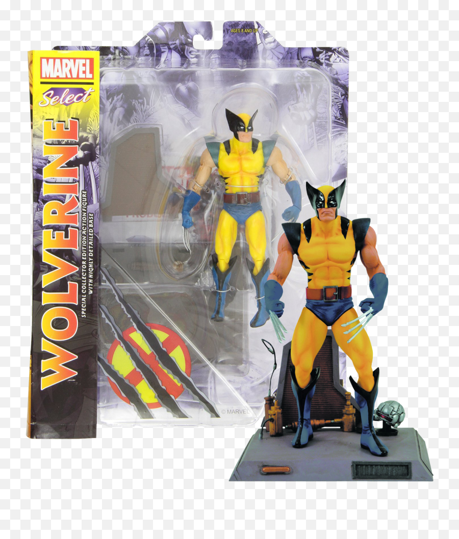 X - Men Wolverine Marvel Select 6 Inch Action Figure Marvel Select Wolverine Action Figure Png,Wolverine Transparent