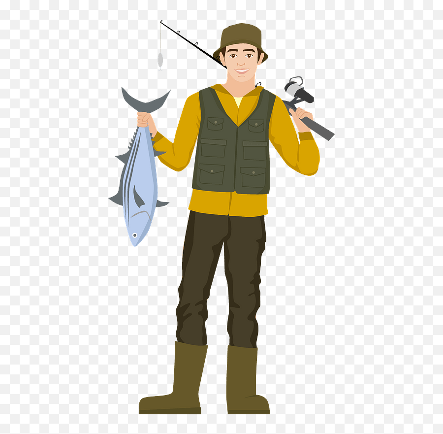 Clipart - Fisherman Clipart Png,Fisherman Png