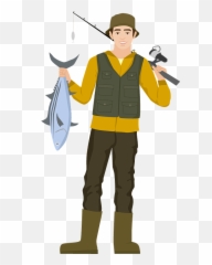 Clipart - Fisherman Clipart Png,Fisherman Png