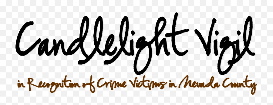 Download Hd Candlelight Vigil Logo - Calligraphy Png,Vigil Png