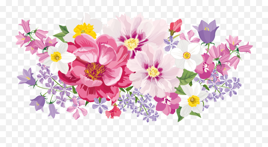 Download Hd Flower Floral Design Clip Art - Clipart Pink Background For Christening Png,Watercolor Floral Png