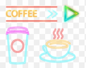 Neon Sign Coffee Cafe - Free image Pixabay Taza De Café Png