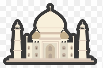 Taj Mahal Sticker - Taj Mahal Sticker Png,Taj Mahal Png